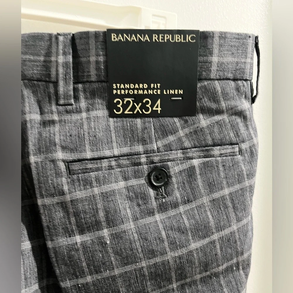 Banana Republic Performance Linen Dress Pants, size 32 X 34, new!